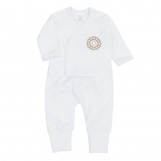 Kimono Maternidade para Bebê Elliott Vanilla 3 Peças - Tamanho Único