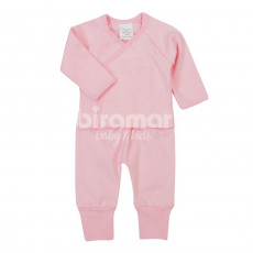 Kimono Maternidade para Bebê Valencia Rosa 3 Peças - Tamanho Único