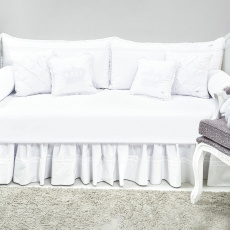 Kit Bicama Babá 10 Peças Kingdom Branco