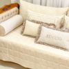 Kit Cama Babá 9 Peças Benício Personalizado Linho Bege