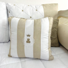 Kit Cama Babá 9 Peças c/ Saia Theodore Bege