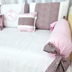 Kit Cama Babá 9 Peças com Saia Baby Oncinha - Promocional