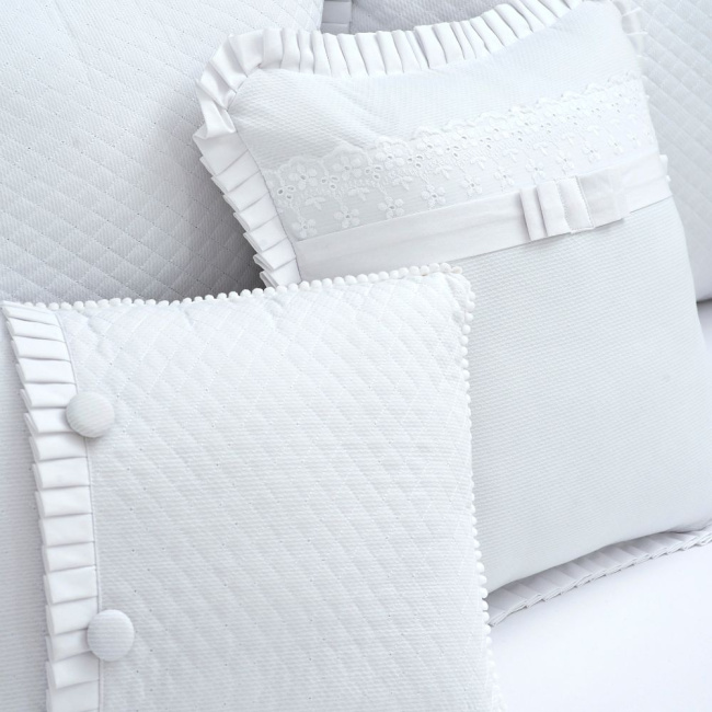Kit Cama Babá 9 Peças com Saia Blanche Matelassado