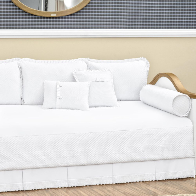 Kit Cama Babá 9 Peças com Saia Blanche Matelassado
