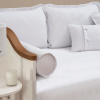 Kit Cama Babá 9 Peças com Saia Blanche Matelassado