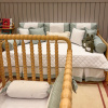 Kit Cama Babá 9 Peças com Saia Glamour Mesclado Verde