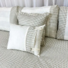 Kit Cama Babá 9 Peças com Saia Windsor Bege