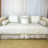 Kit Cama Babá 9 Peças com Saia Windsor Bege