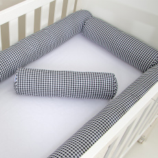 Kit de Berço Rolinho 4 Peças Xadrez Preto