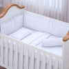 Kit Enxoval de Berço Blanche Matelassado 9 Peças