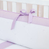 Kit Enxoval de Berço Glamour Lilás 9 Peças