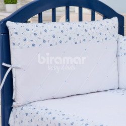 Kit Enxoval de Berço Lollipop II Balãozinho Azul 8 peças