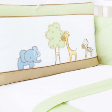Kit Enxoval de Berço Lollipop Zoo Bege 8 peças