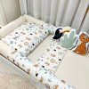 Kit Rolinho Mini Cama 10 Peças Felice Safari (Colchão 1,50 x 0,70)