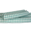 Kit Rolinho Solteiro 4 Peças Vichy Verde Mint (Colchão 1,88 x 0,88)