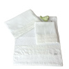 Kit Toalhinha 3 Peças Meu Batizado Personalizada Branco / Off