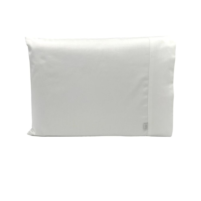 Lençol para Berço 2 Peças c/ Elástico e Fronha - Percal 400 Fios Branco