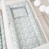 Lençol para Mini Cama 2 Peças Estampado Benício Botanical - Lençol c/ Elástico e Fronha