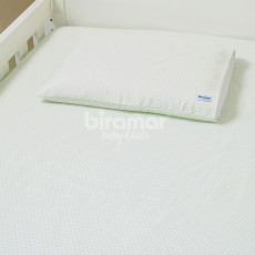 Lençol para Mini Cama 2 Peças Estampado Vik Verde  - Lençol c/ Elástico e Fronha