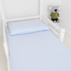 Lençol para Mini Cama 2 Peças Estampado Windsor Azul - Lençol c/ Elástico e Fronha