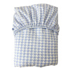 Lençol para Mini Cama 2 Peças Estampado Windsor Azul - Lençol c/ Elástico e Fronha