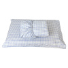 Lençol para Mini Cama 2 Peças Estampado Windsor Azul - Lençol c/ Elástico e Fronha