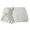 Lençol para Mini Cama 2 Peças Estampado Windsor Bege - Lençol c/ Elástico e Fronha