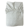 Lençol para Mini Cama 2 Peças Estampado Windsor Bege - Lençol c/ Elástico e Fronha