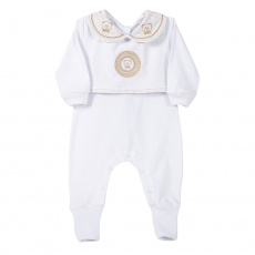 Macacão para Bebê Deville Bege - Tamanho Único