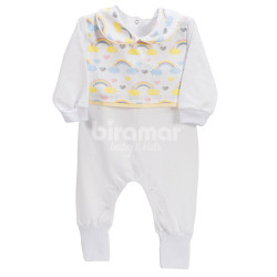 Macacão para Bebê Rainbow Colorido - Tamanho Único