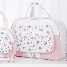 Mala Maternidade para Bebê Petit Rosé