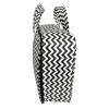 Mala Maternidade Vinil Chevron Preto
