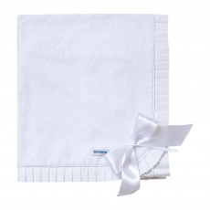 Manta para Bebê Laise Chantilly Branco