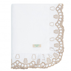 Manta para Bebê Percal Elliott Vanilla
