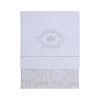 Manta para Bebê Piquê Damask Branco