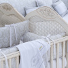 Manta para Bebê Piquê Damask Branco