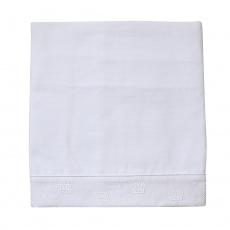 Manta para Bebê Piquê Kingdom Branco