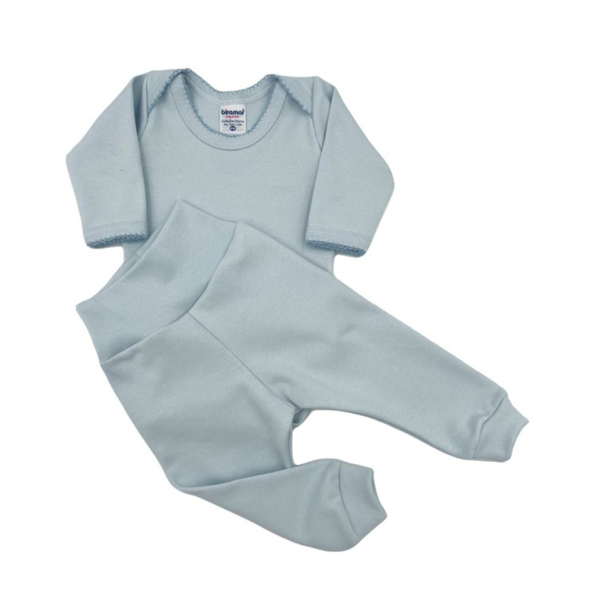 Mijão para Bebê M Suedine 100% Algodão - Azul