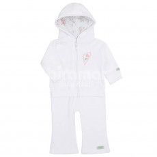 Moletom para Bebê Patchwork Rosa - Tamanho Único