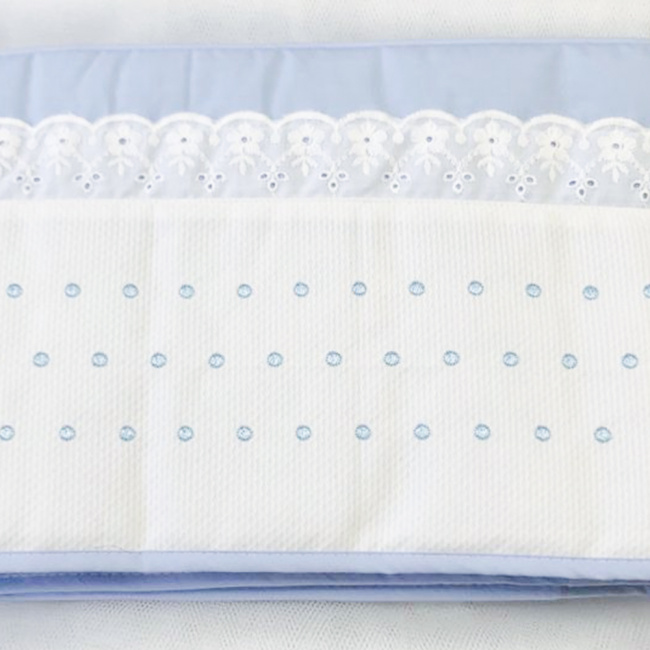 Mosquiteiro para Berço com Capa Viés Bless Azul - Promocional