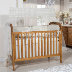 Mosquiteiro para Berço com Capa Viés Windsor Bege