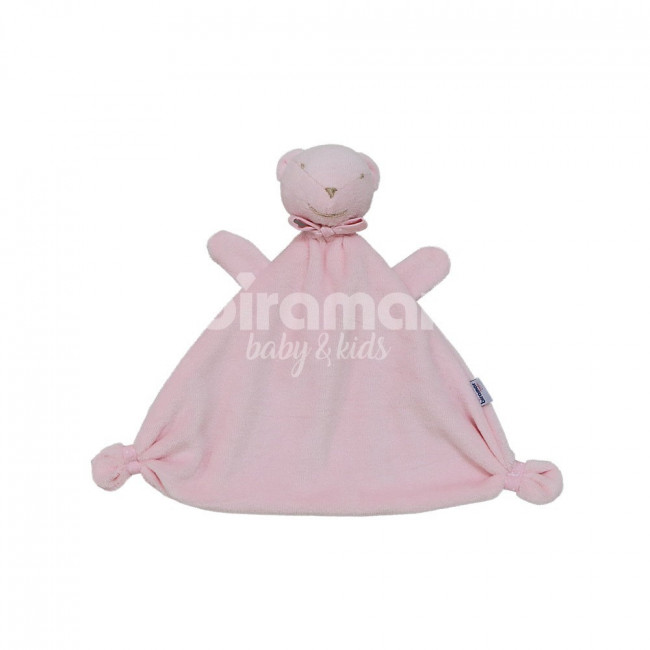 Naninha para Bebê Cheirinho Urso Rosa