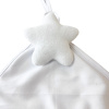 Naninha para Bebê Plush / Percal 200 Fios Acetinado Personalizada Estrela Branca