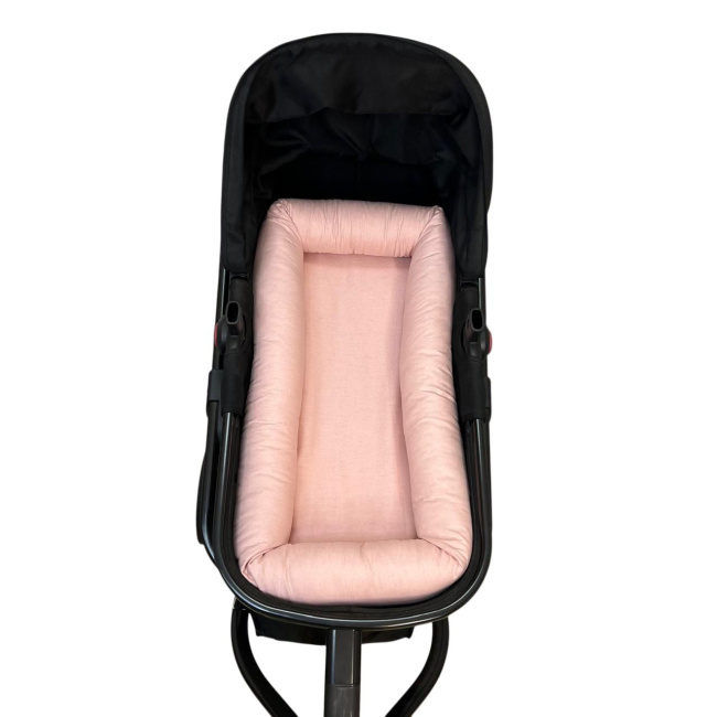 Ninho para Carrinho e Mini Berço Linho Rosê