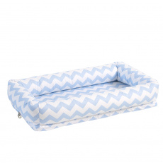 Ninho para Carrinho e Mini Berço Soho Chevron Azul