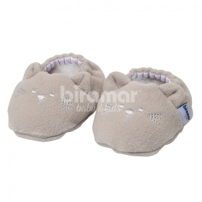 Pantufa para Bebê Clássica Cinza