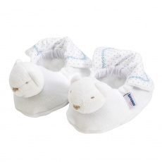 Pantufa para Bebê Estampa Deville Azul