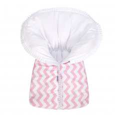 Porta Bebê Soho Chevron Rosa