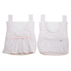 Porta Fraldas para Bebê 2 Peças Alice Bege
