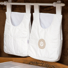 Porta Fraldas para Bebê 2 Peças Deville Bege